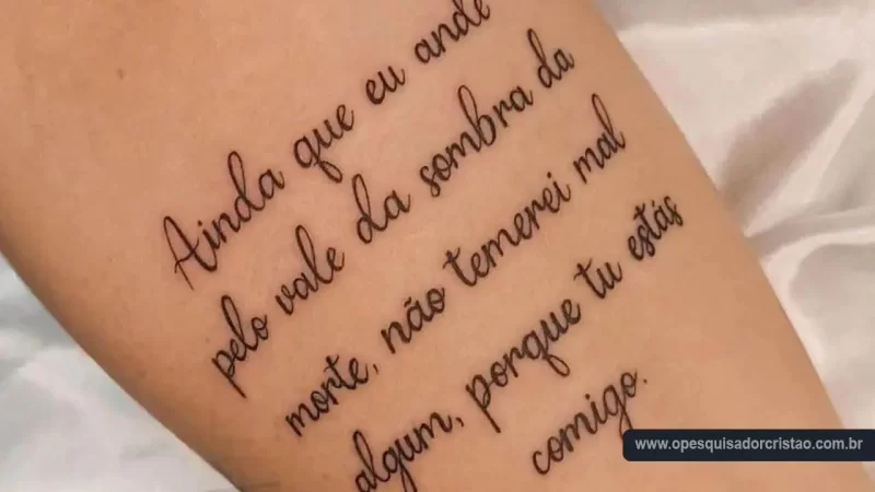 Tatuagem no meio cristão: livre-arbítrio ou paganismo segundo a bíblia