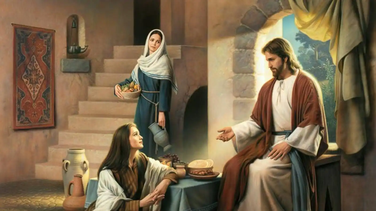 Marta, Maria e Jesus