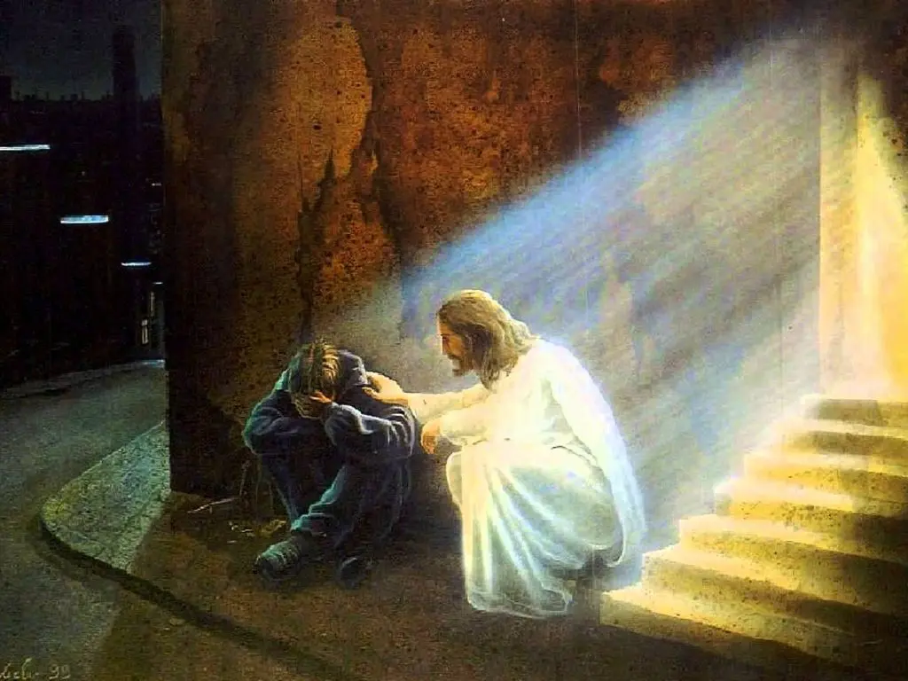 homem sendo chamado por Jesus